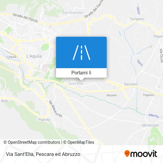 Mappa Via Sant'Elia
