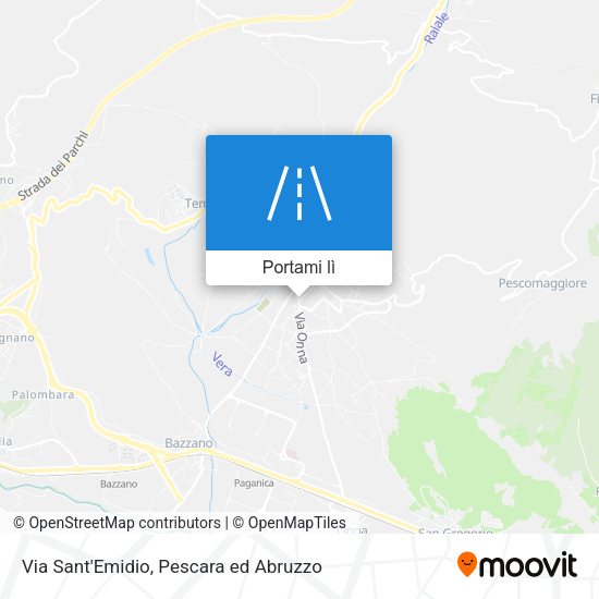 Mappa Via Sant'Emidio