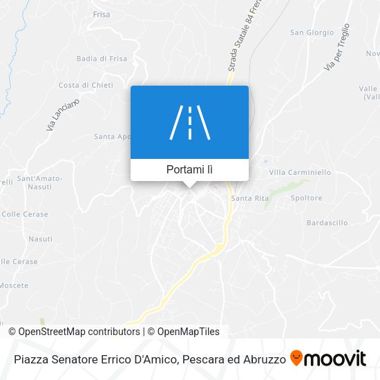 Mappa Piazza Senatore Errico D'Amico