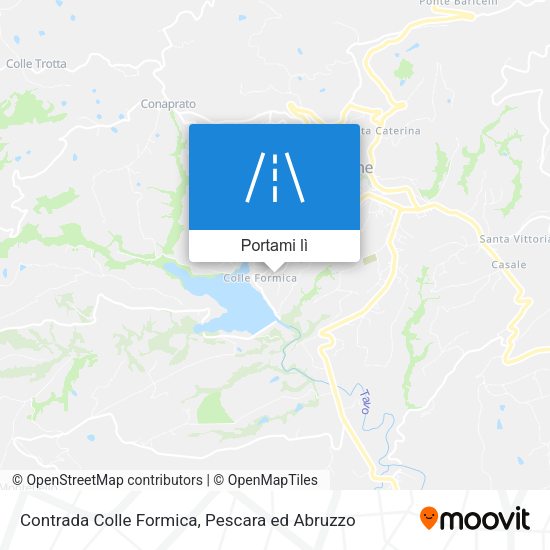 Mappa Contrada Colle Formica