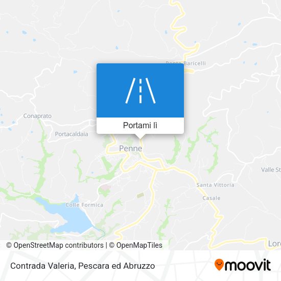 Mappa Contrada Valeria