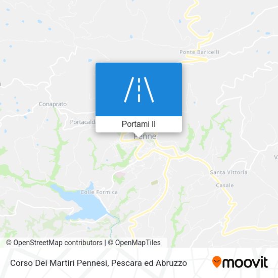 Mappa Corso Dei Martiri Pennesi