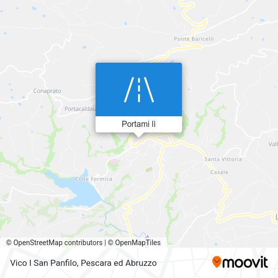 Mappa Vico I San Panfilo