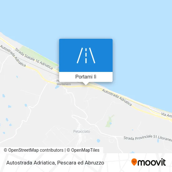 Mappa Autostrada Adriatica