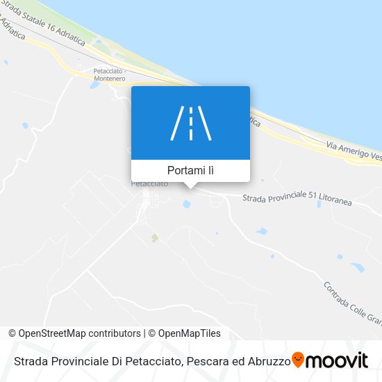 Mappa Strada Provinciale Di Petacciato