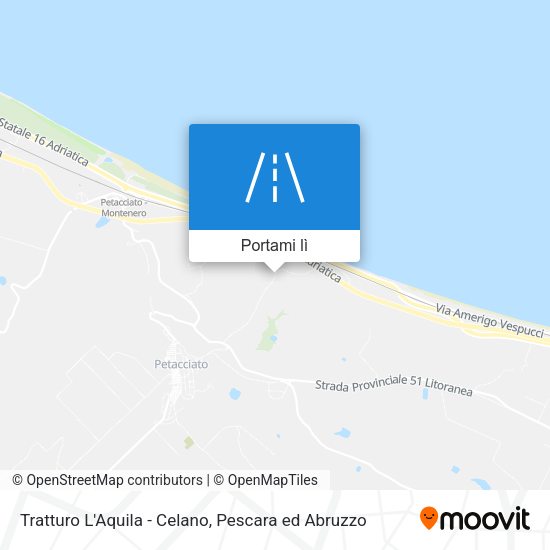 Mappa Tratturo L'Aquila - Celano