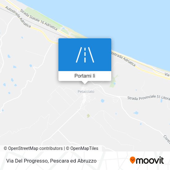 Mappa Via Del Progresso