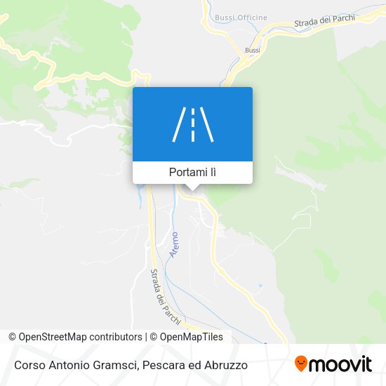 Mappa Corso Antonio Gramsci