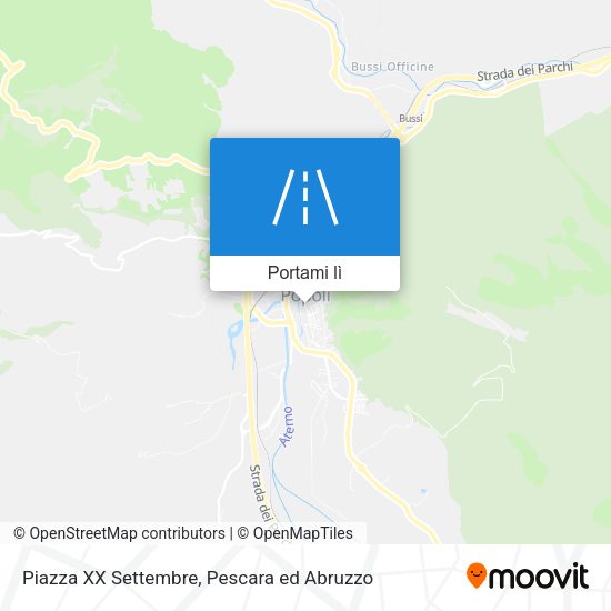 Mappa Piazza XX Settembre