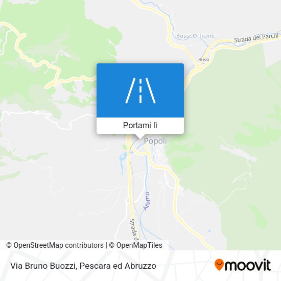 Mappa Via Bruno Buozzi