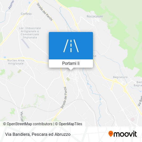 Mappa Via Bandiera