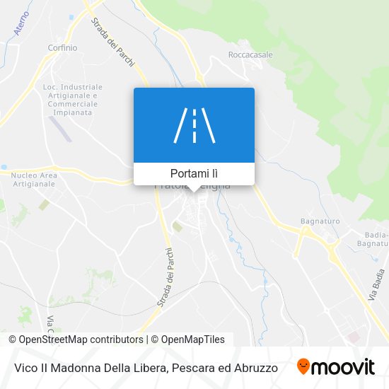 Mappa Vico II Madonna Della Libera
