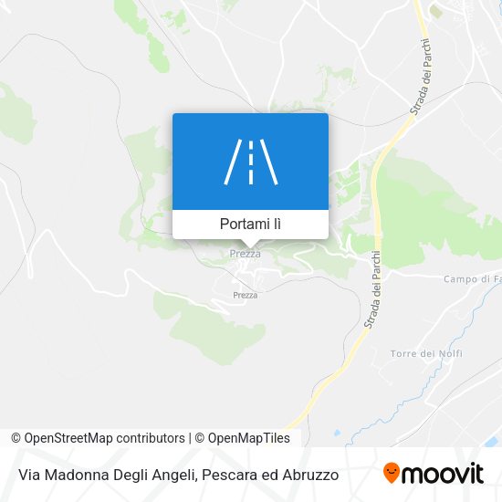 Mappa Via Madonna Degli Angeli