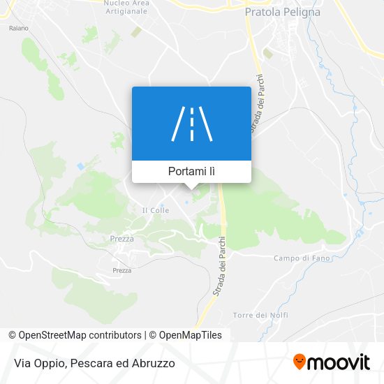 Mappa Via Oppio