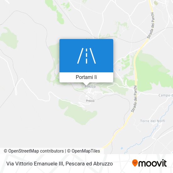 Mappa Via Vittorio Emanuele III
