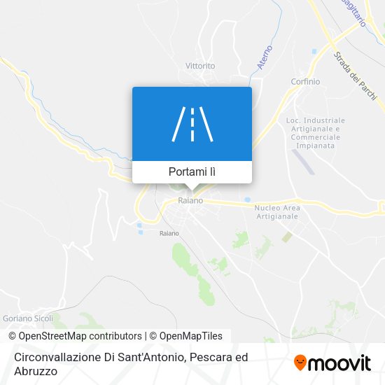 Mappa Circonvallazione Di Sant'Antonio
