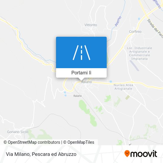 Mappa Via Milano