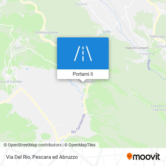 Mappa Via Del Rio