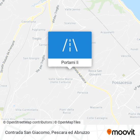 Mappa Contrada San Giacomo