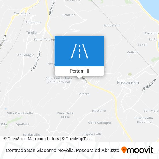 Mappa Contrada San Giacomo Novella