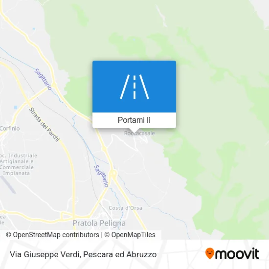 Mappa Via Giuseppe Verdi