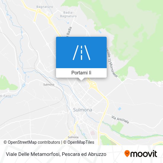 Mappa Viale Delle Metamorfosi