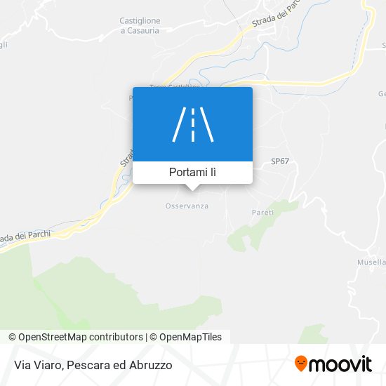 Mappa Via Viaro