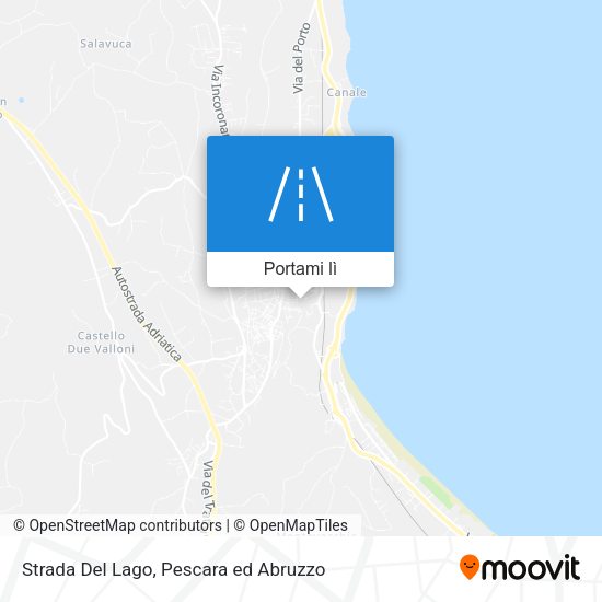 Mappa Strada Del Lago