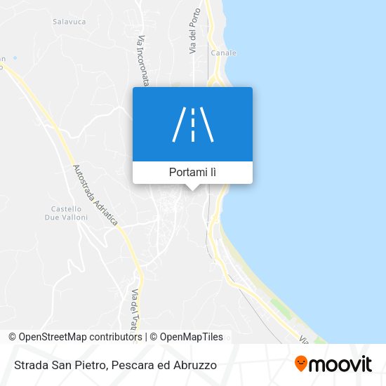 Mappa Strada San Pietro