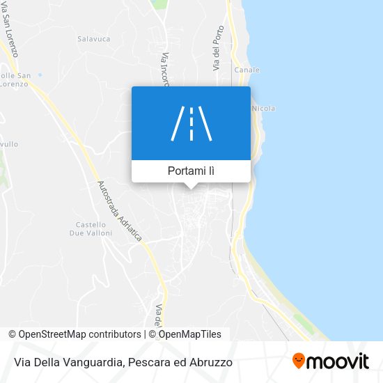 Mappa Via Della Vanguardia