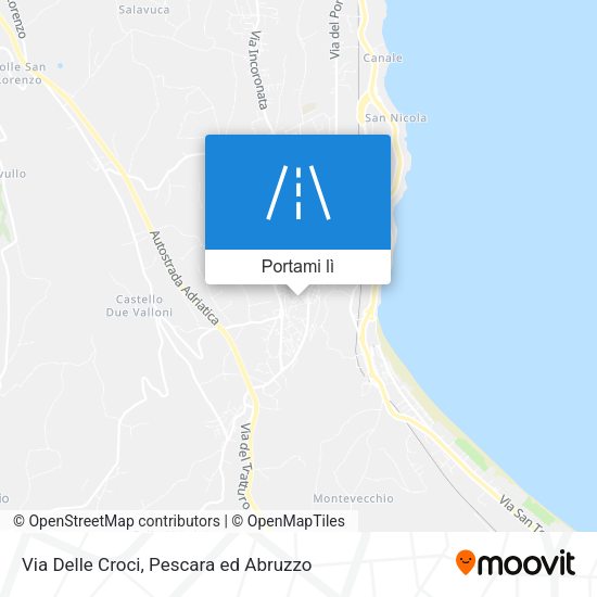 Mappa Via Delle Croci