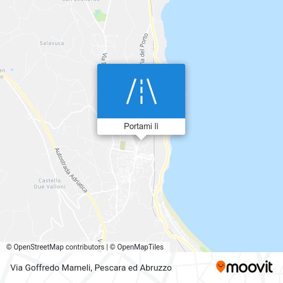 Mappa Via Goffredo Mameli