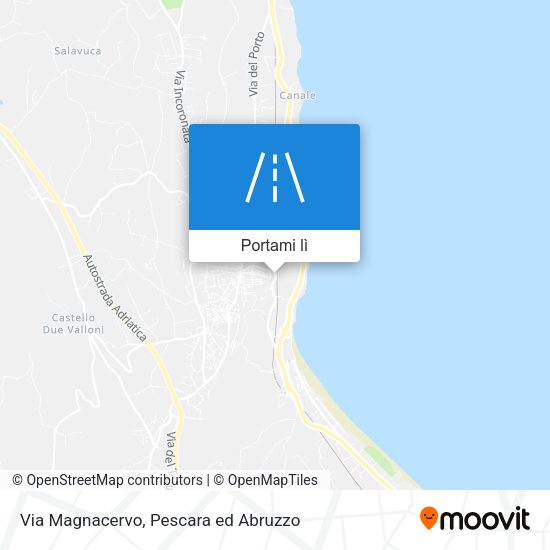 Mappa Via Magnacervo