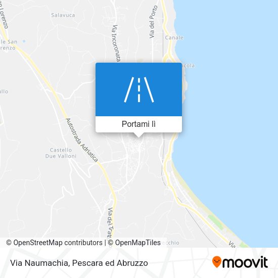 Mappa Via Naumachia