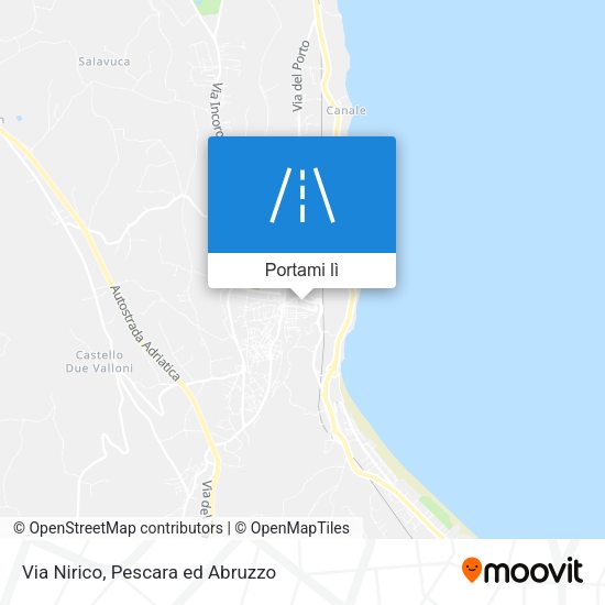 Mappa Via Nirico