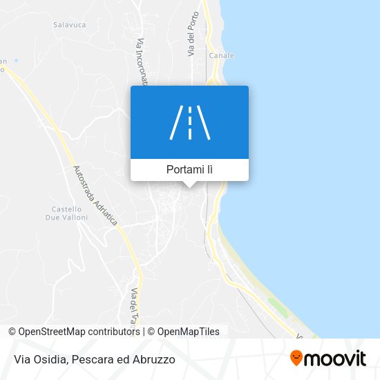 Mappa Via Osidia