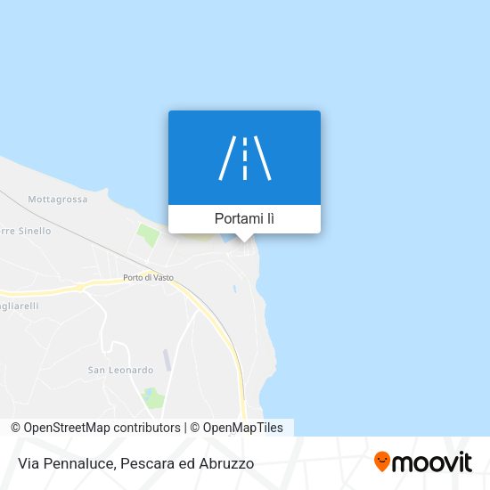 Mappa Via Pennaluce