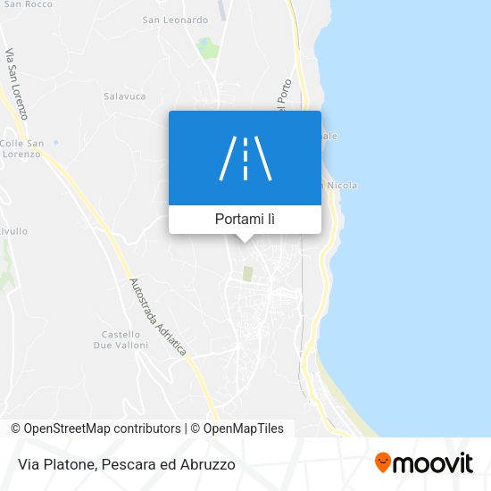 Mappa Via Platone