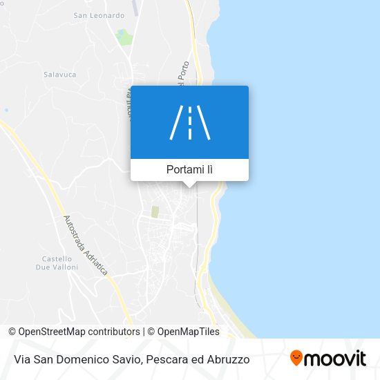Mappa Via San Domenico Savio
