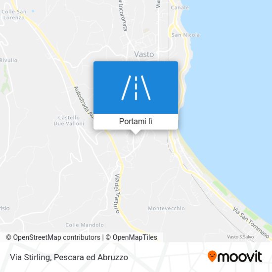 Mappa Via Stirling
