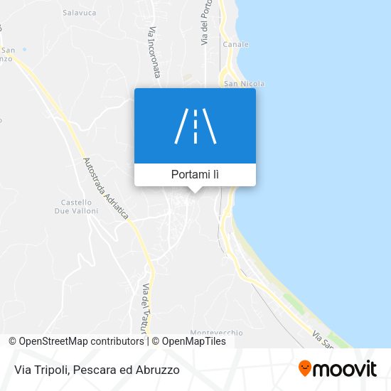 Mappa Via Tripoli