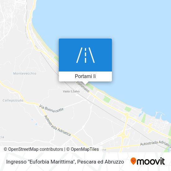 Mappa Ingresso "Euforbia Marittima"