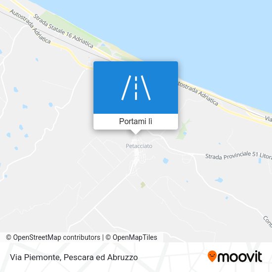 Mappa Via Piemonte