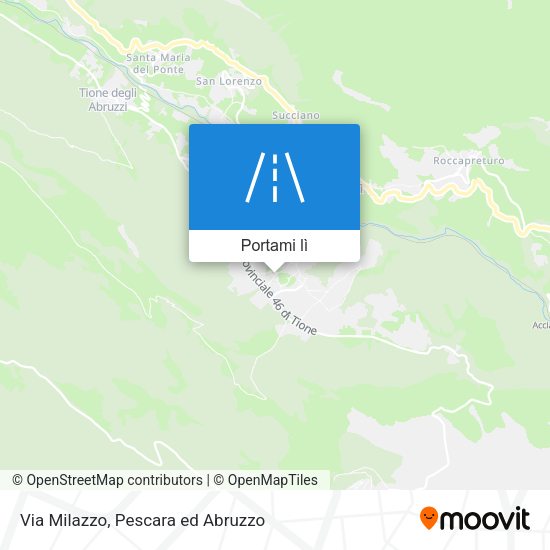 Mappa Via Milazzo