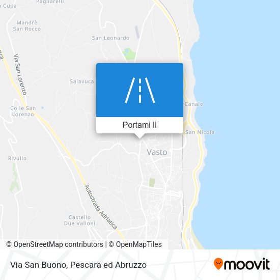 Mappa Via San Buono