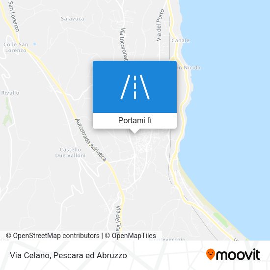 Mappa Via Celano