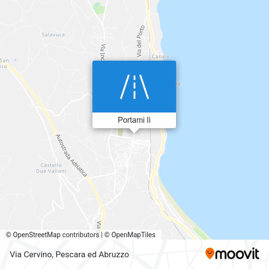 Mappa Via Cervino