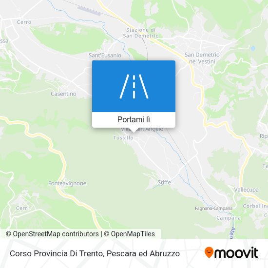 Mappa Corso Provincia Di Trento