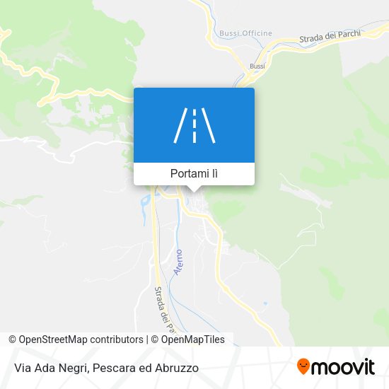 Mappa Via Ada Negri