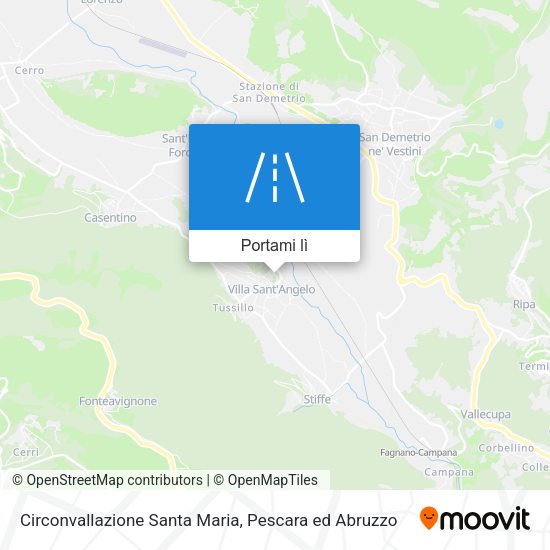 Mappa Circonvallazione Santa Maria